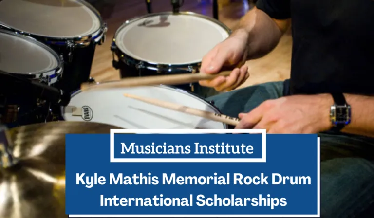 The Kyle Mathis Memorial Rock Drum worldwide prizes for the finest and brightest applicants for the academic year 2022-2023 have been announced by the Musicians Institute.